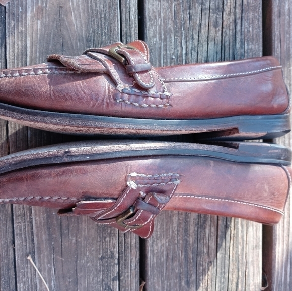 Cole Haan Mens Pinch 03516 Size 9 D Brown  Leather Slip On Kiltie Loafe… main image 8